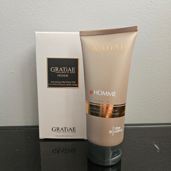 GRATIAE REFRESHING AFTERSHAVE GEL - 4.04 fl oz / 120 ml - BRAND NEW - SEALED - Picture 3 of 5
